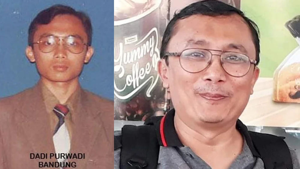 Ustadz Dadi Purwadi saat kelas 6 KMI Gontor dan sekarang