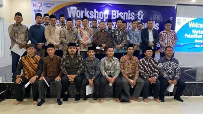 Foto bersama pengurus baru FORBIS IKPM Gontor Cabang Malang periode 2023 - 2028