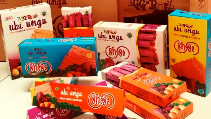Egg Roll Ubi Ungu Shasa Produk Kuliner Ikon Oleh-Oleh Khas Jogja