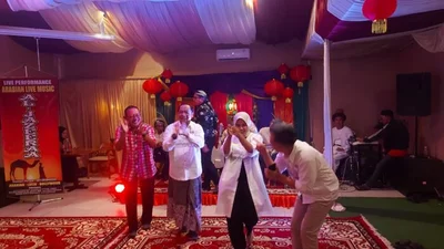 Keseruang acara  ulang tahun ke-4 Restoran Arab Chefis Resto