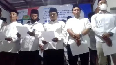Suasana Pelantikan Pengurus Cabang FORBIS IKPM Gontor Cabang Blitar