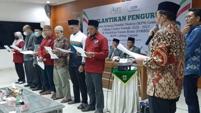 pelantikan pengurus forbis cabang cianjur
